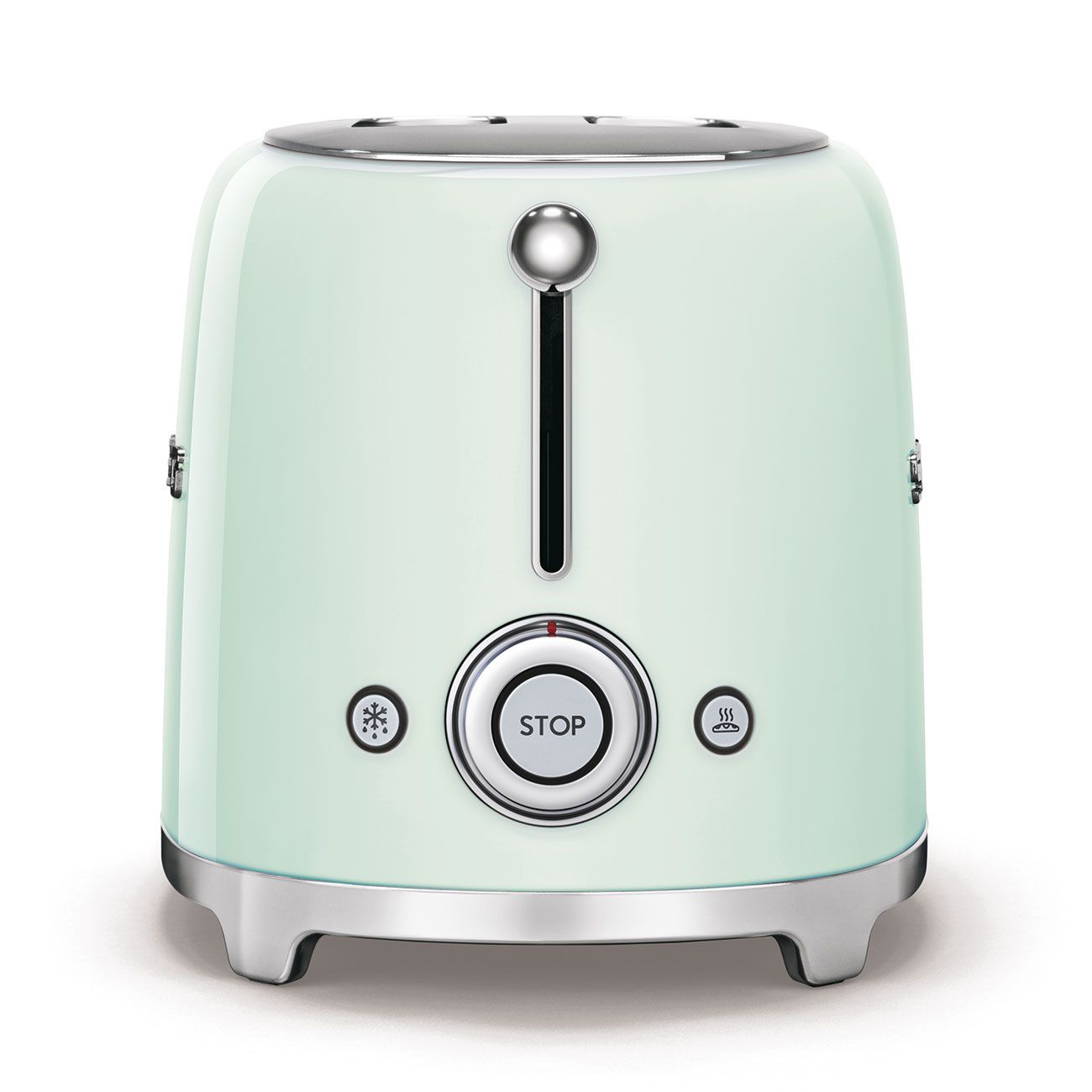 מצנם SMEG ירוק פסטל מסדרת שנות החמישים בעיצוב איטלקי