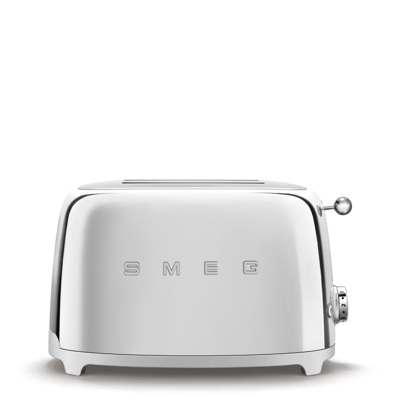 מצנם SMEG TSF01SSEU נירוסטה - עיצוב יוקרתי למטבח מצנם 2 פרוסות SMEG TSF01SSEU נירוסטה מבריק בעיצוב רטרו איטלקי
