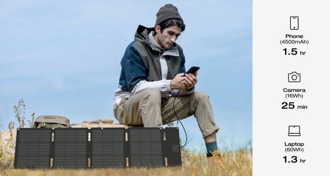 ���� ������ ����� ECOFLOW 45W ������ ����� ����