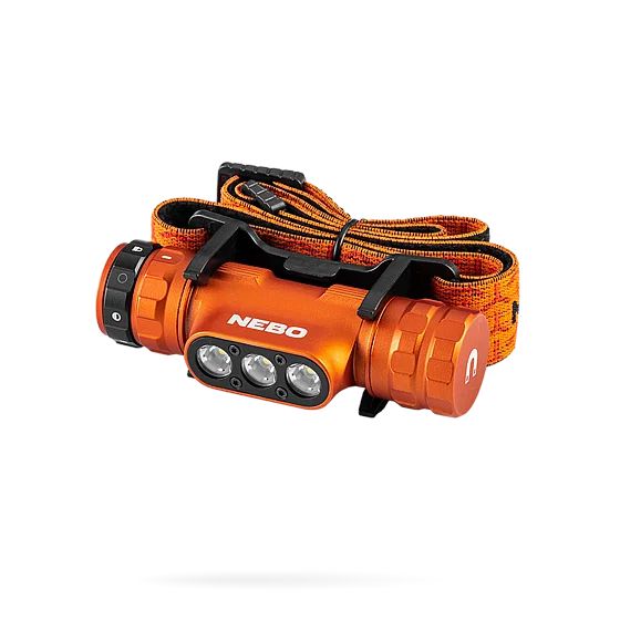 פנס ראש 3 נורות מקצועי NEBO Master Series HL1000 פנס ראש 3 נורות מקצועי NEBO Master Series HL1000