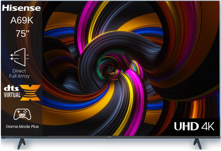 �������� ���� 65 ���� Hisense 65A69K UHD 4K ����� ����