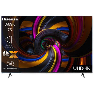 טלוויזיה חכמה 50 אינץ' Hisense 50A69K UHD 4K יבואן רשמי טלוויזיה חכמה 50 אינץ' Hisense 50A69K UHD 4K יבואן רשמי