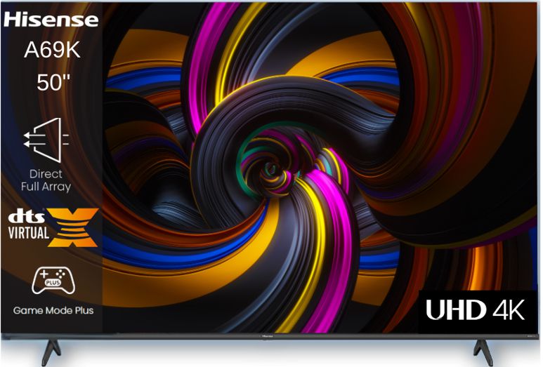 �������� ���� 50 ���� Hisense 50A69K UHD 4K ����� ����