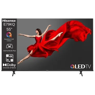 �������� ���� 43 ����' Hisense 43E79KQ QLED 4K UHD ����� ����