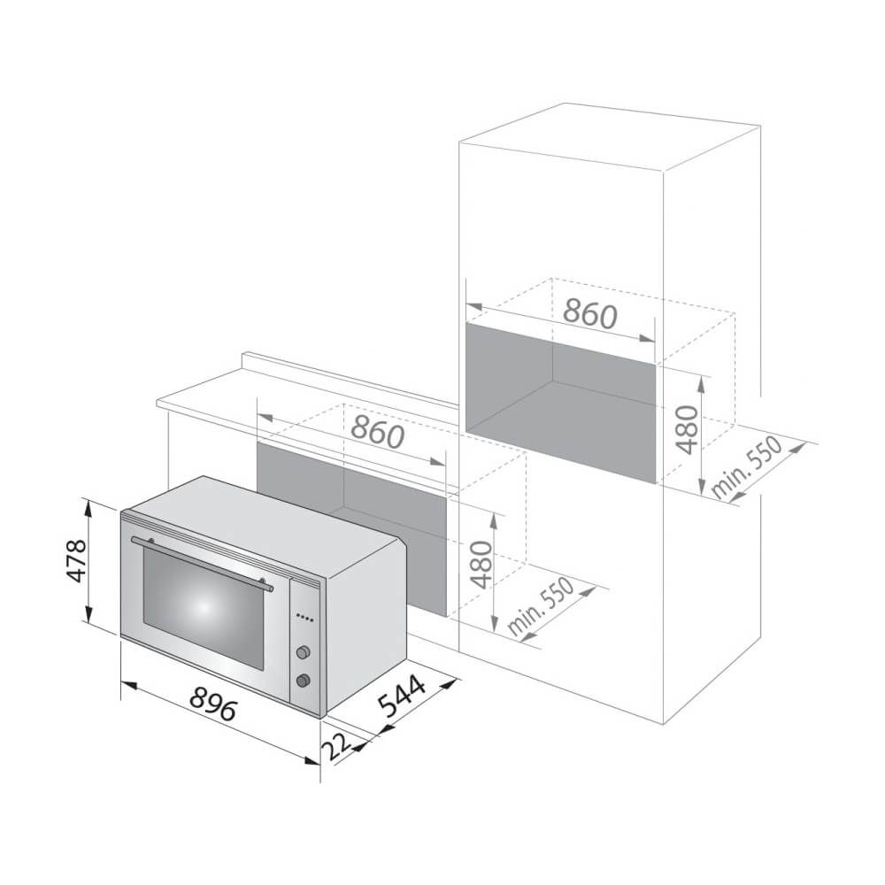 ���� ���� 87 ���� 90 �"� DeLonghi NSM90MX-IL ����