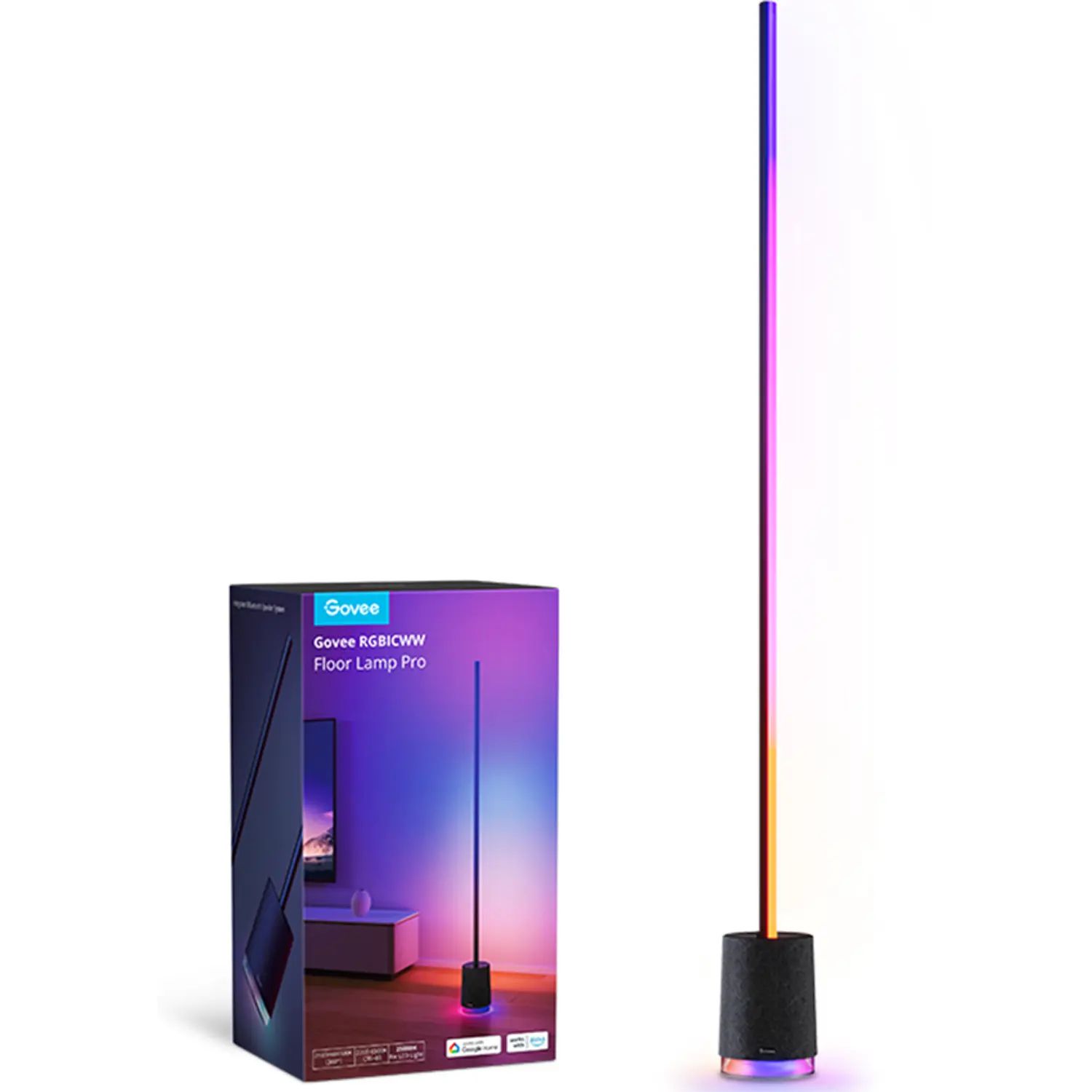 מנורת רצפה עם רמקול Govee RGBICWW Floor Lamp Pro Bluetooth מנורת רצפה עם רמקול Govee RGBICWW Floor Lamp Pro Bluetooth