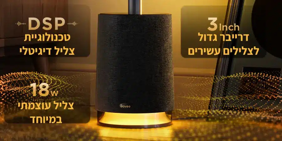 ����� ���� �� ����� Govee RGBICWW Floor Lamp Pro Bluetooth