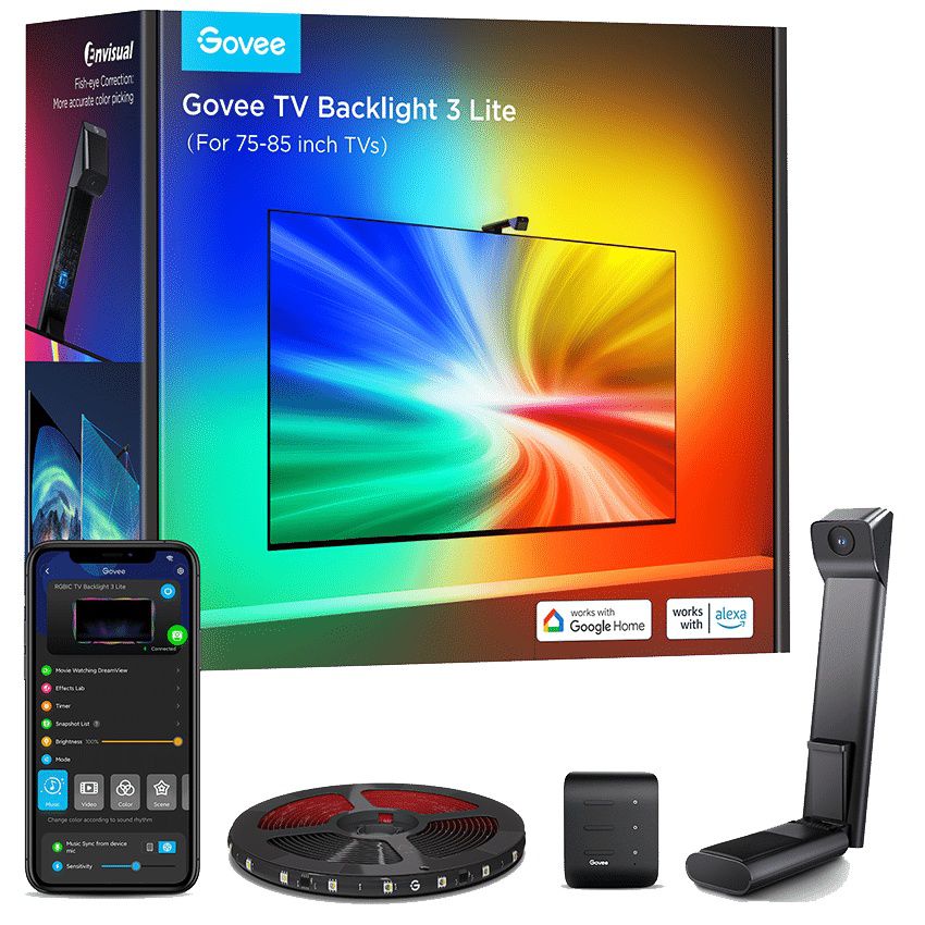 ����� ����� ������ �������� Govee TV Backlight 3 Lite 75~85