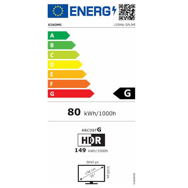 �������� ���� 55 ���� Xiaomi TV S Mini L55MA-SPLME QD-Mini LED 4K