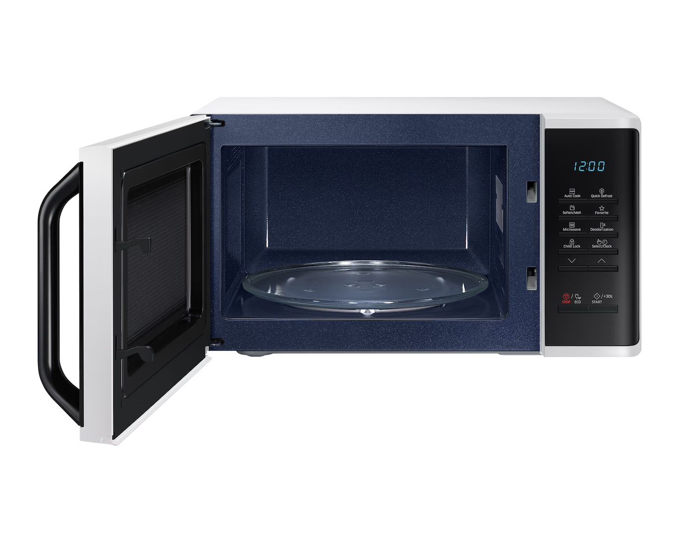 Samsung MS23K3513AW לבן במצב פתוח מיקרוגל Samsung MS23K3513AW לבן במצב פתוח