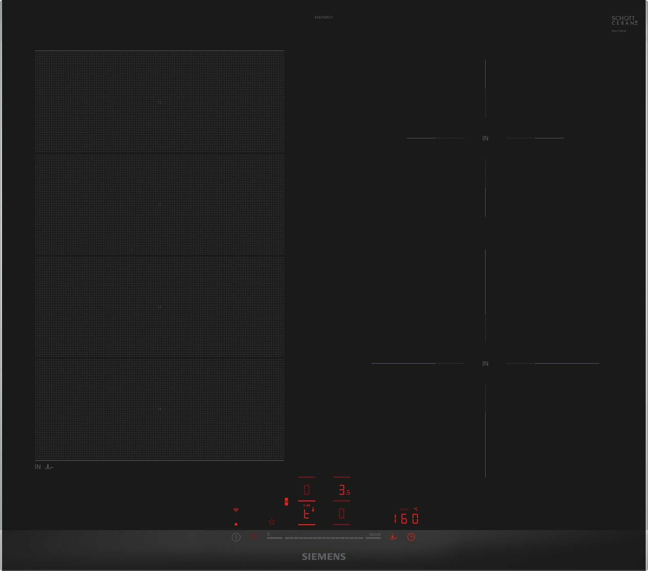 ������ ��������� 60 �"� 4 ����� ����� SIEMENS IQ700 EX675HEC1E ������ ����� ����� - ����� ����