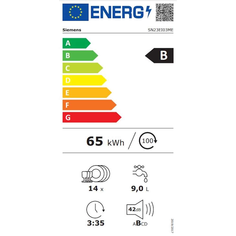 ���� ���� Siemens SN23EI03ME IQ300 ���, 14 �� ����-����� | ����� ����