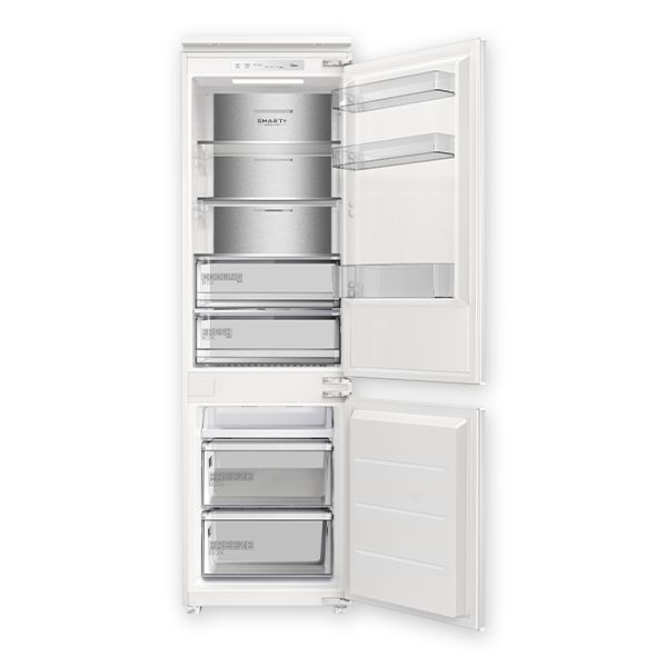 MIDEA HD-351RWEN מקרר אינטגרלי 267 ליטר מקרר אינטגרלי MIDEA HD-351RWEN עם מקפיא תחתון בנפח 267 ליטר