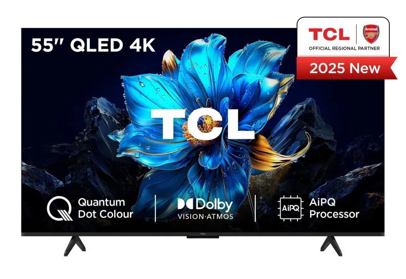 �������� ���� 55 ����' ��� QLED 4K ���� TCL 55P7K �� Google TV