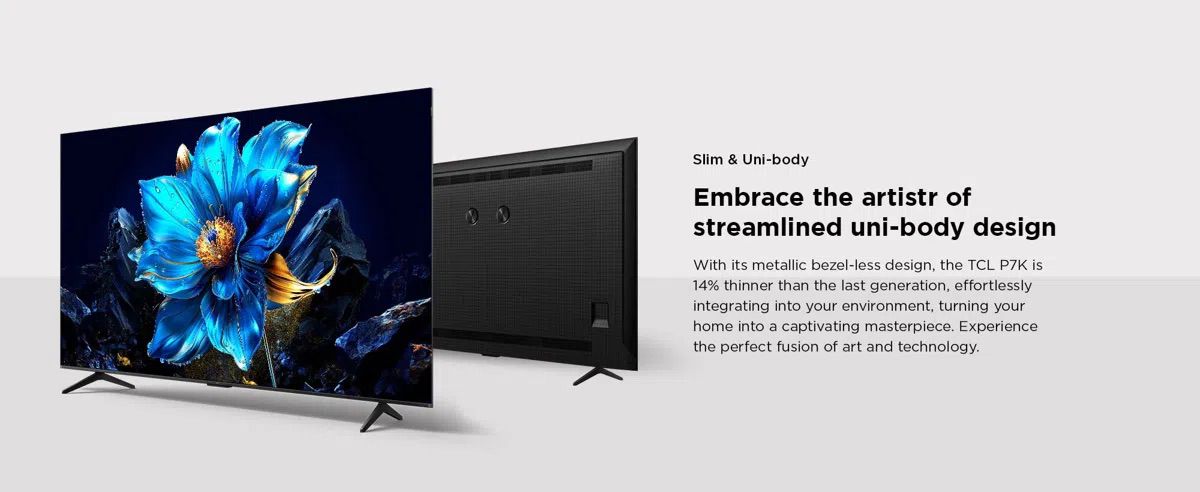 �������� ���� 55 ���� ��� QLED 4K ���� TCL 55P7K �� Google TV