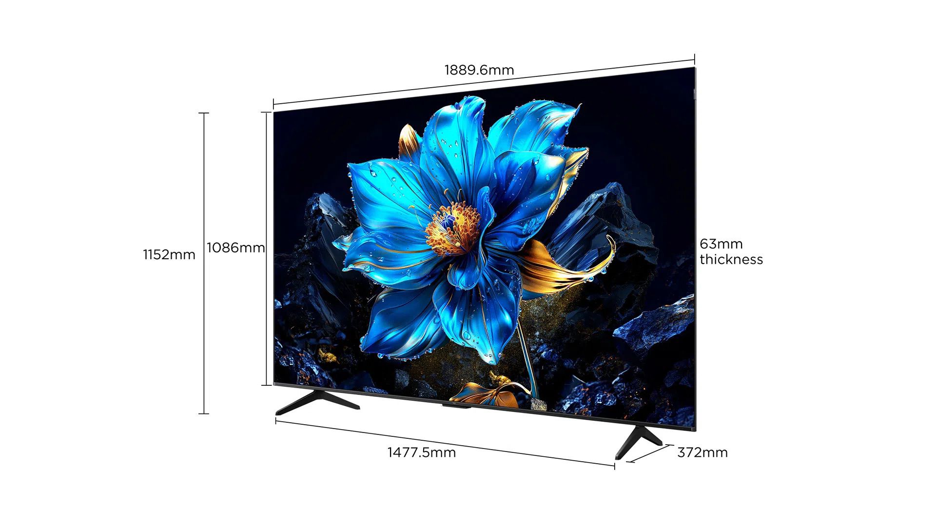 �������� ���� 85 ���� ��� QLED 4K ���� TCL 85P7K �� Google TV