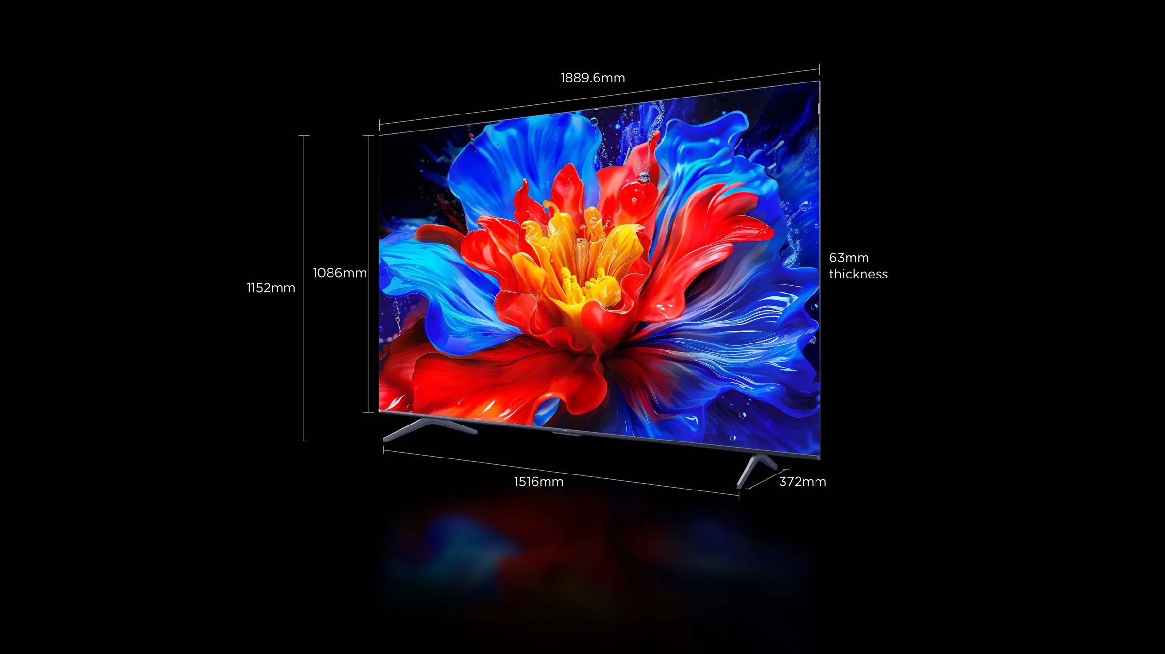 �������� ���� 85 ���� TCL 85P8K QLED 4K �� Google TV | ����� ����
