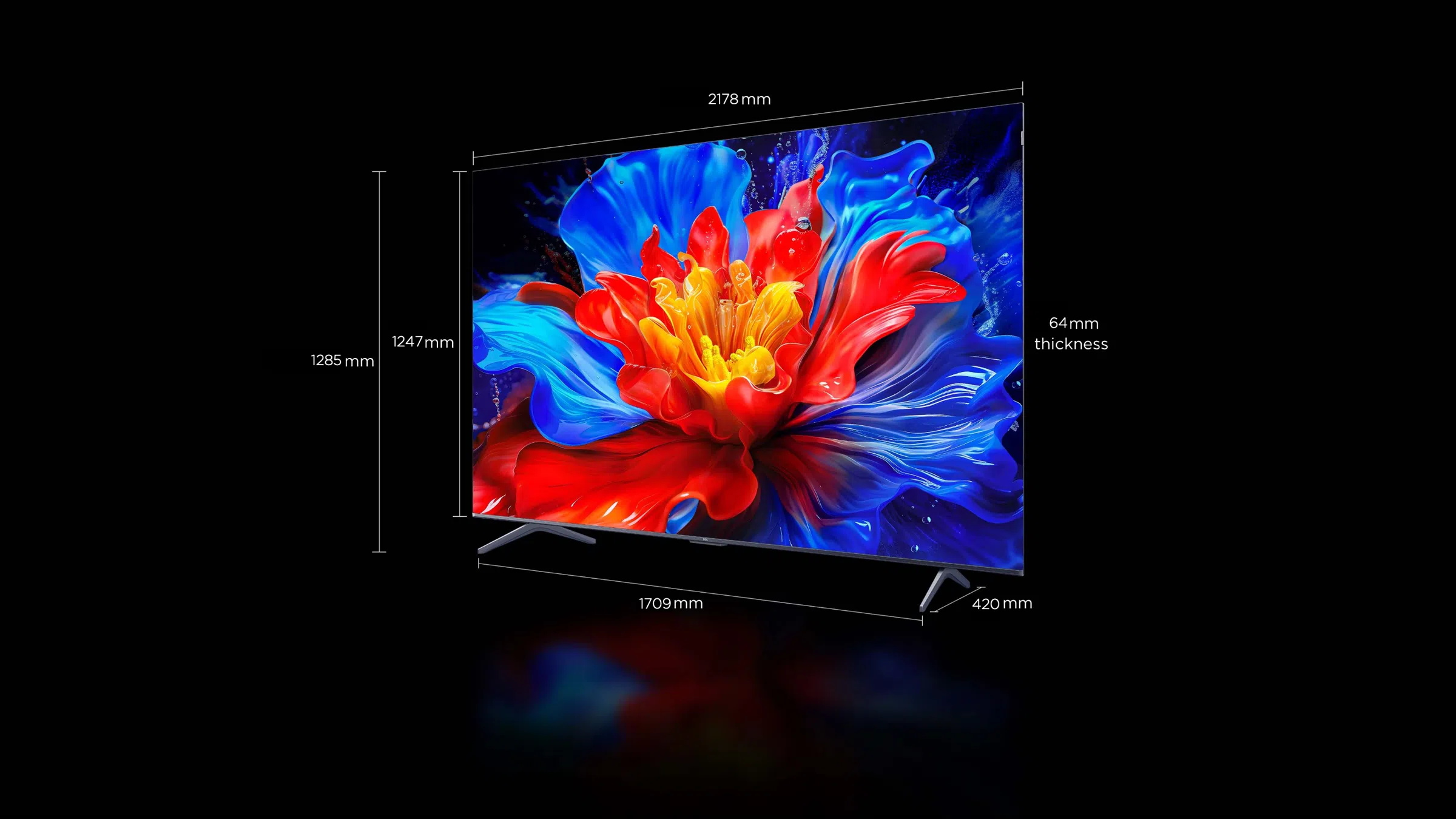 �������� ���� 98 ���� TCL 98P8K QLED 4K �� Google TV | ����� ����