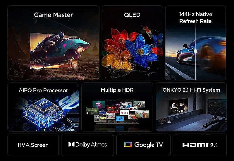 �������� ���� 65 ���� TCL 65P8K QLED 4K �� Google TV | ����� ����