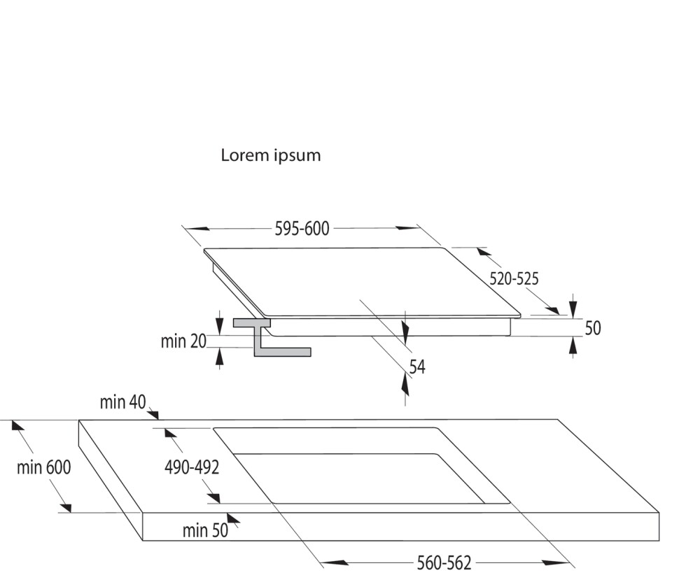 ������ ��������� Gorenje IS645BCS ���� 60 �"�-4 ����� �����