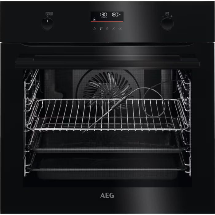 תנור פירוליטי AEG BPK556260B תוצרת גרמניה-גימור זכוכית שחורה תנור פירוליטי AEG BPK556260B תוצרת גרמניה-גימור זכוכית שחורה