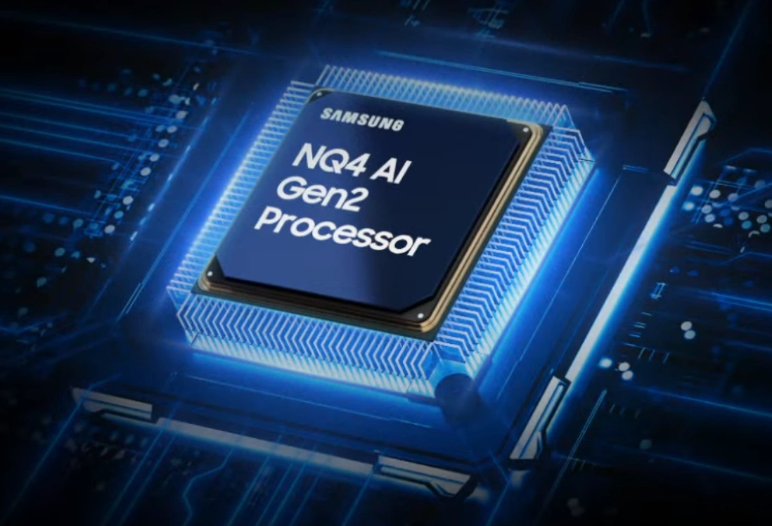 מעבד NQ4 AI Gen2 בטלוויזיה Samsung QE55QN70F Neo QLED 4K