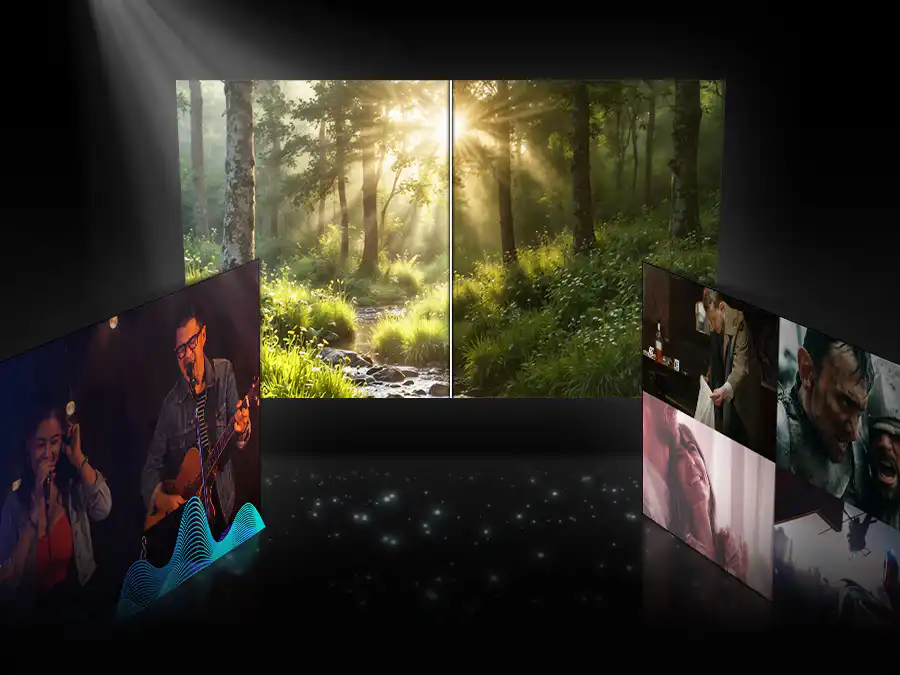 Samsung QE43Q7F &ndash;&nbsp;ממשק Tizen&nbsp;One&nbsp;UI