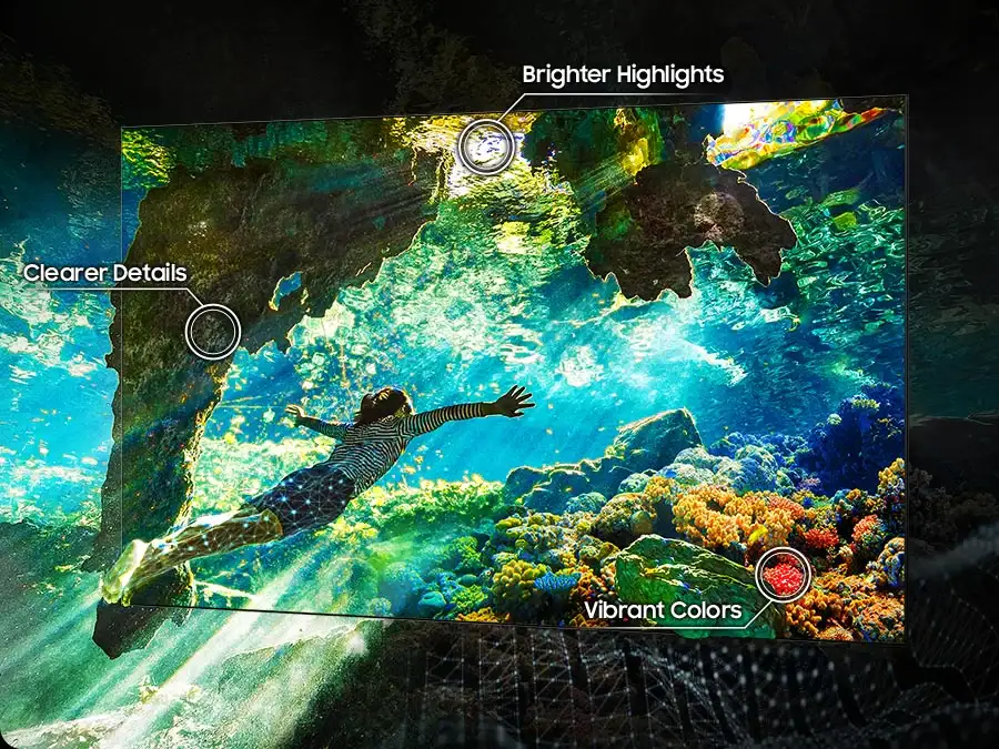 Samsung QN85F AI Game Mode – גיימינג אוטומטי
