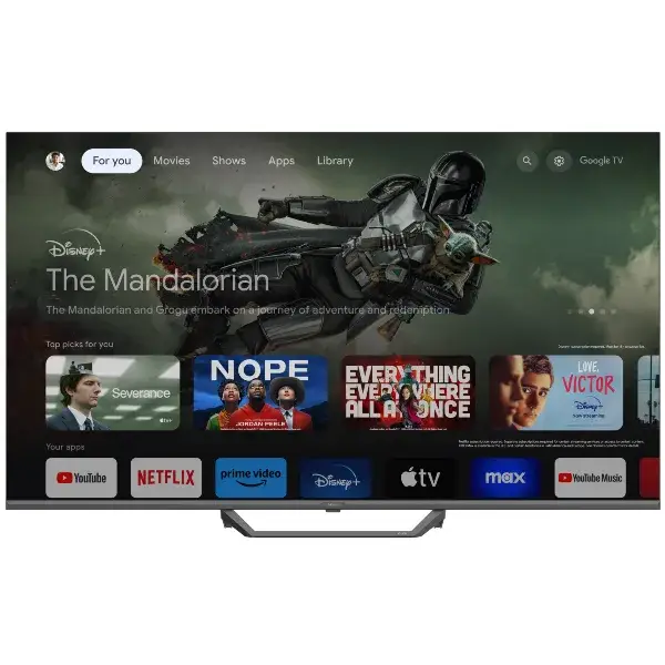 טלוויזיה חכמה HAIER S80FUX – מסך QLED 4K עם Google TV