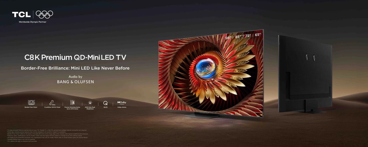 TCL 85C8K QD-Mini LED: ��������� 85 ���� �� 4500 ����� �-Bang & Olufsen