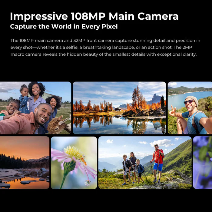 Oukitel WP200 Pro 5G - צפייה ברורה גם באור שמש ישיר Oukitel WP200 Pro 5G - בהירות מסך באור יום
