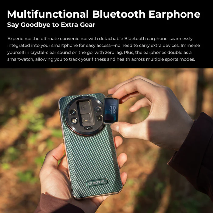 Oukitel WP200 Pro 5G - איכות צילום גבוהה וחדות פרטים Oukitel WP200 Pro 5G - תקריב על המצלמה
