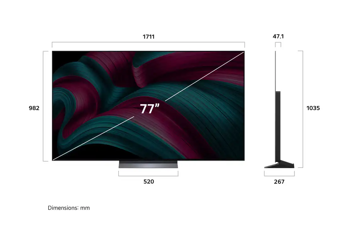 LG OLED77C56LA � �������� ���� 77 ���� OLED evo 4K 2025 | ����� ����