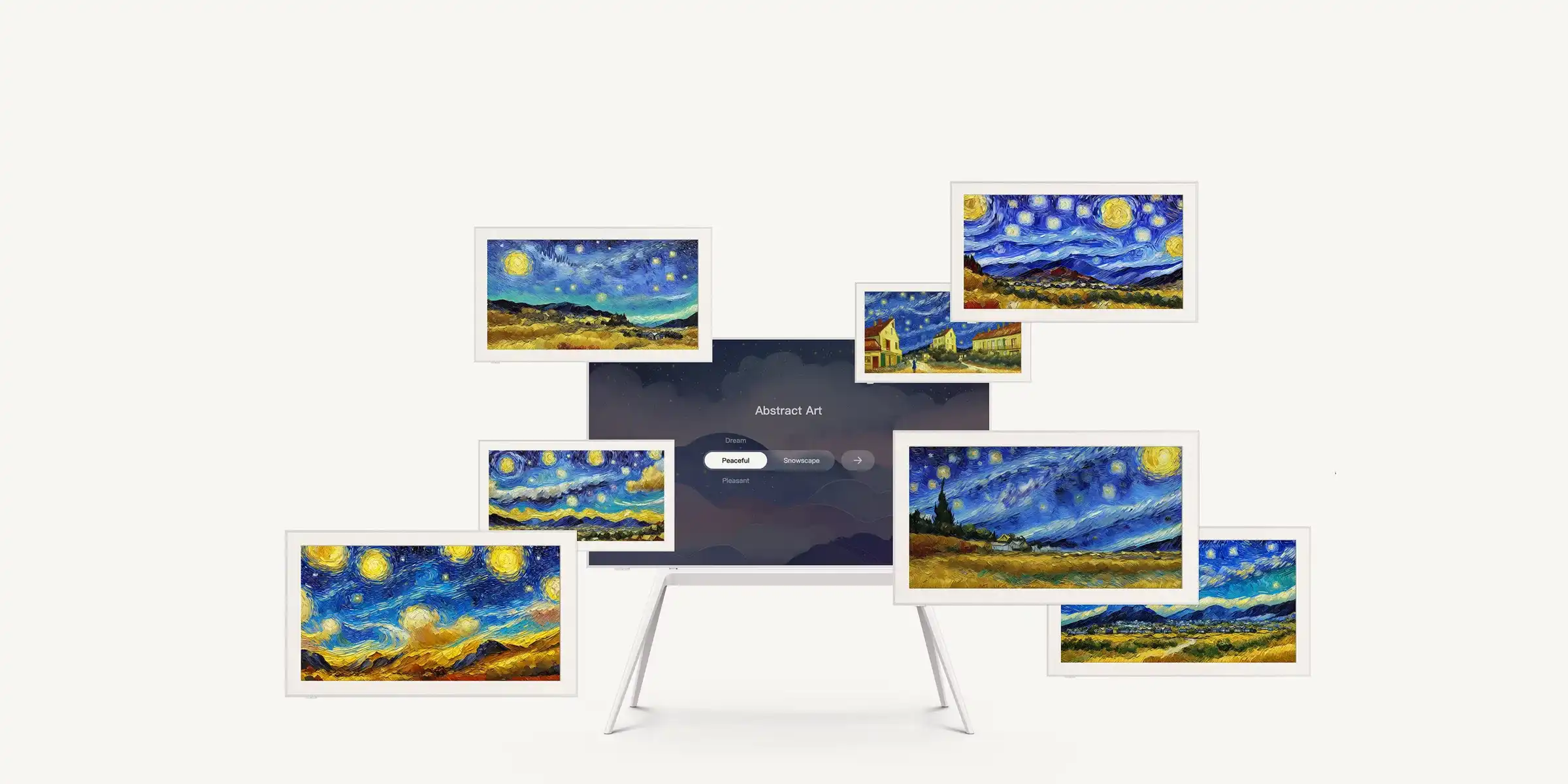 צילום של שלט הטלוויזיה החכם המאפשר גישה מהירה לאפליקציות וחיפוש קולי