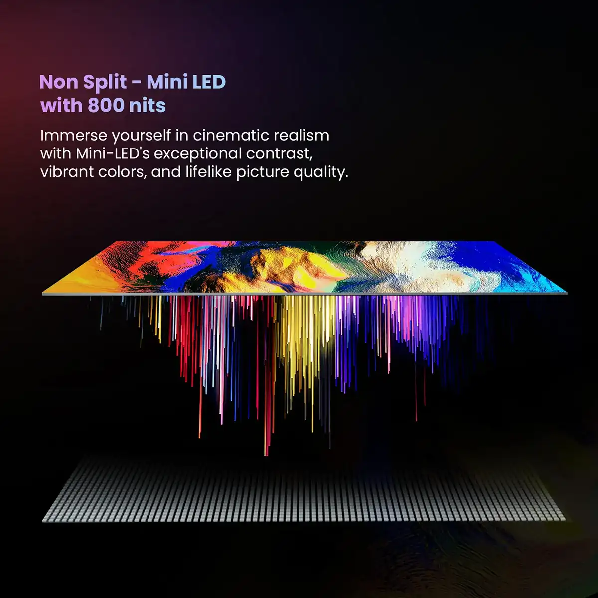 Haier H75M80FUX - �������� ���� 75 ���� QD-Mini LED 4K �� ����� ���� KEF | ����� ����