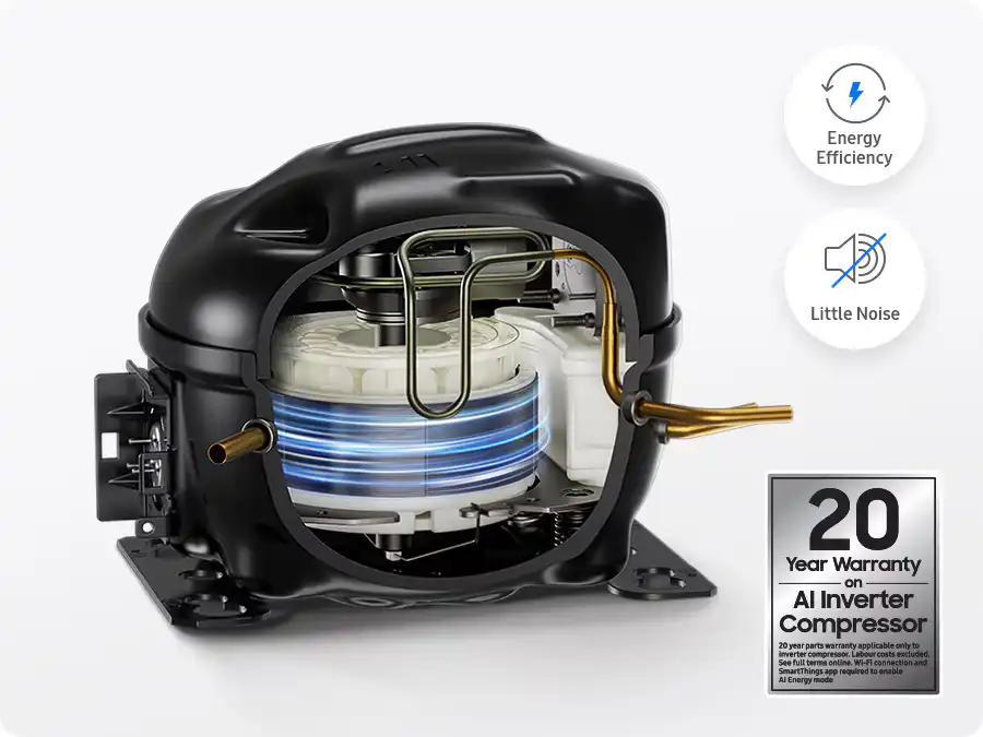 תא הקפאה תחתון במקרר Samsung RM70F63REB תא הקפאה תחתון במקרר Samsung RM70F63REB