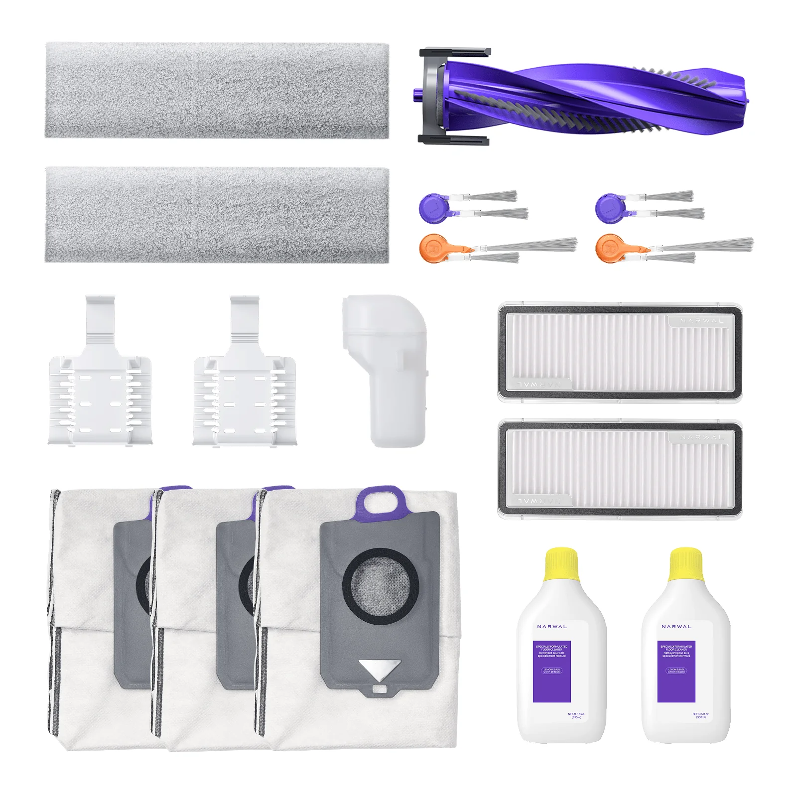NARWAL Flow Maintenance Kit | ערכת תחזוקה מלאה ערכת תחזוקה לשואב אבק רובוטי NARWAL Flow - תמונת מוצר