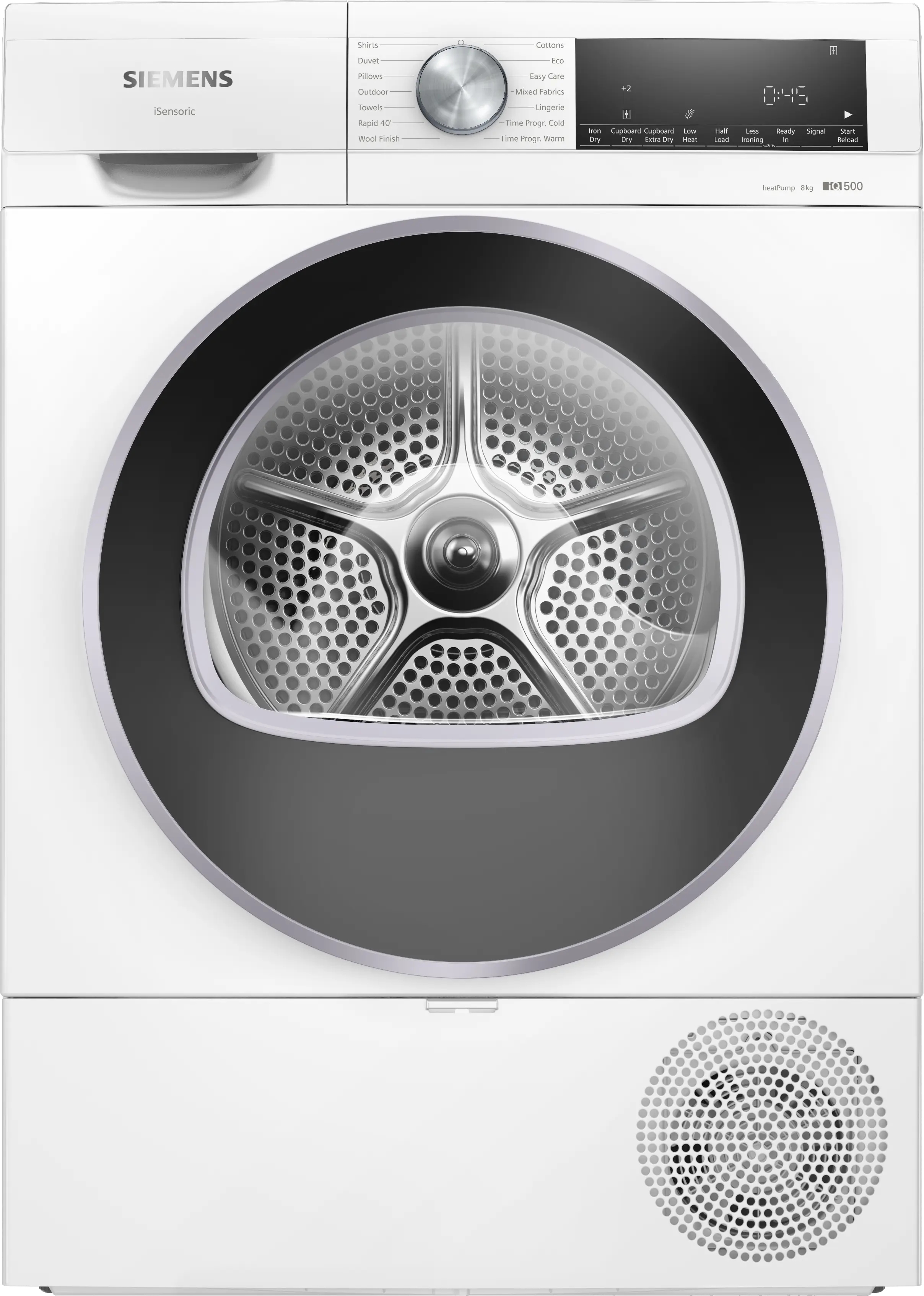 מייבש כביסה Siemens WQ32G28IL 8 קג עם משאבת חום מייבש כביסה Siemens WQ32G28IL 8 קג עם משאבת חום מבט חזיתי