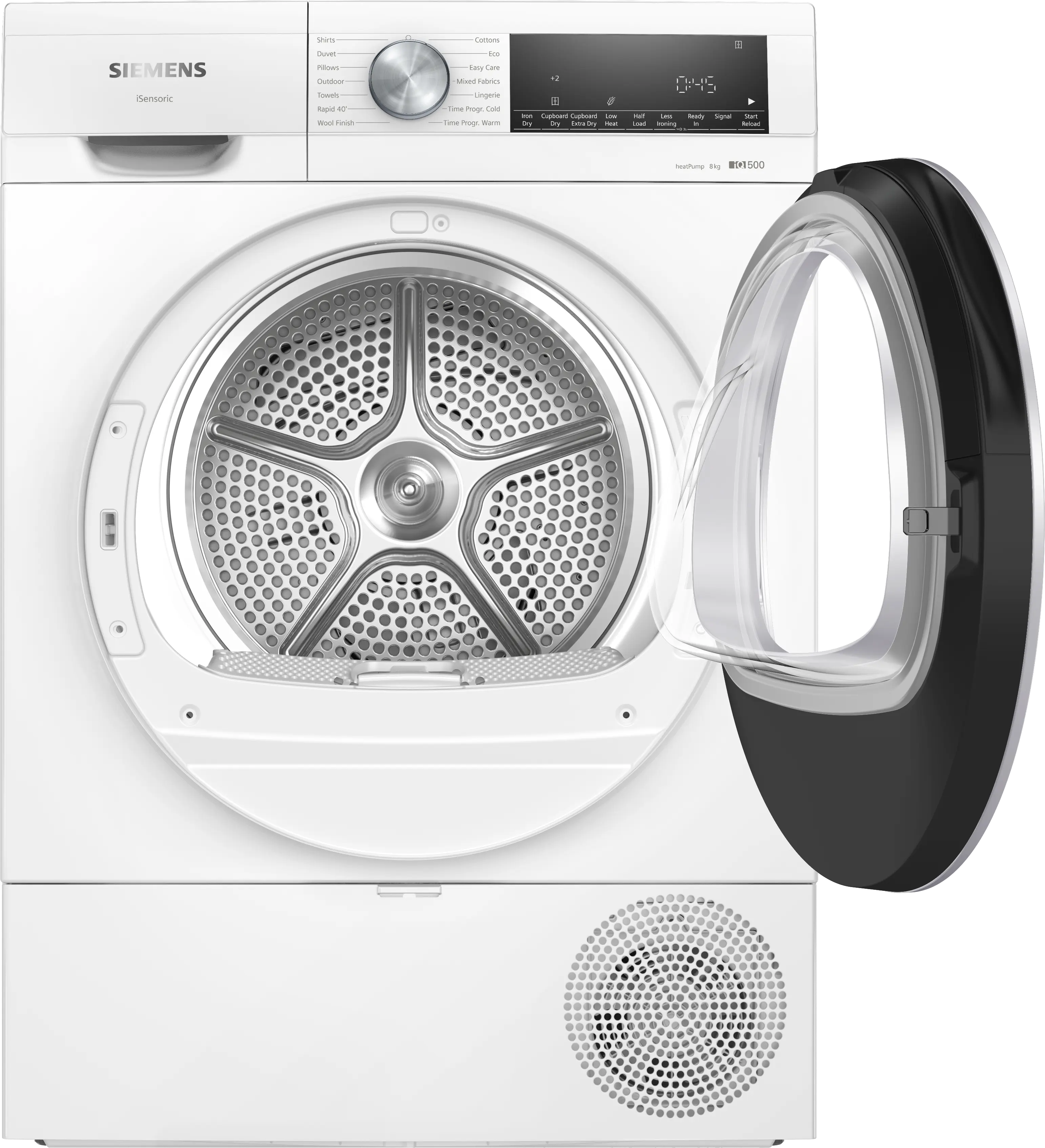 Siemens WQ32G28IL דלת פתוחה ותוף פנימי מייבש כביסה Siemens WQ32G28IL עם דלת פתוחה ותוף פנימי