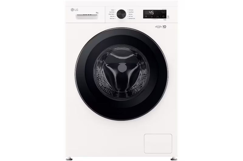 LG F4X1009NWB מכונת כביסה 9 קג לבן מכונת כביסה 9 קג LG F4X1009NWB לבן מבט חזיתי