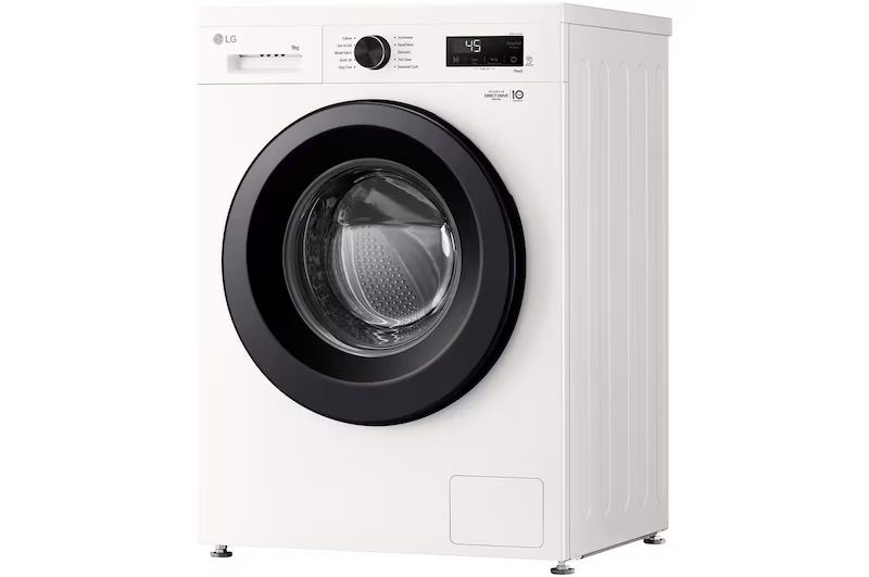 LG F4X1009NWB עיצוב נקי ונישה מכונת כביסה LG F4X1009NWB תצוגה ועיצוב