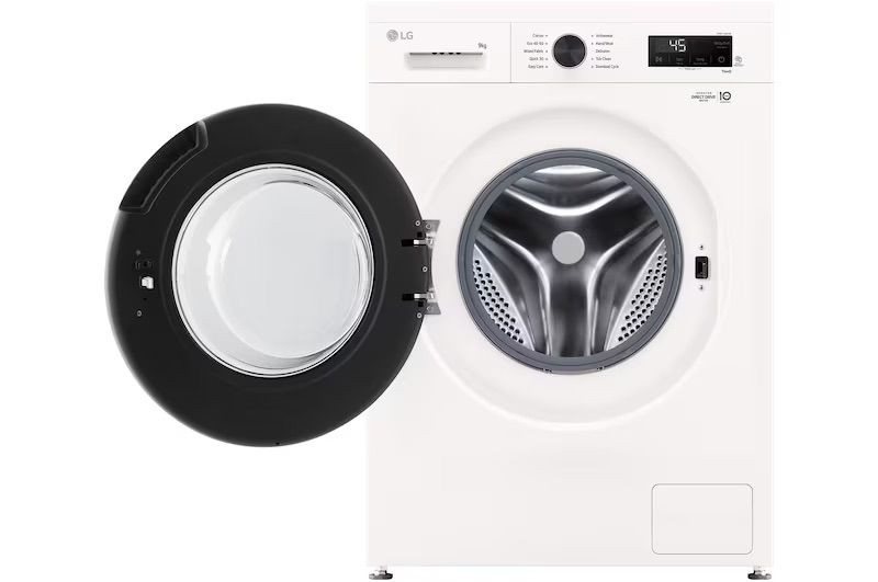 LG F4X1009NWB דלת פתוחה מכונת כביסה LG F4X1009NWB עם דלת פתוחה