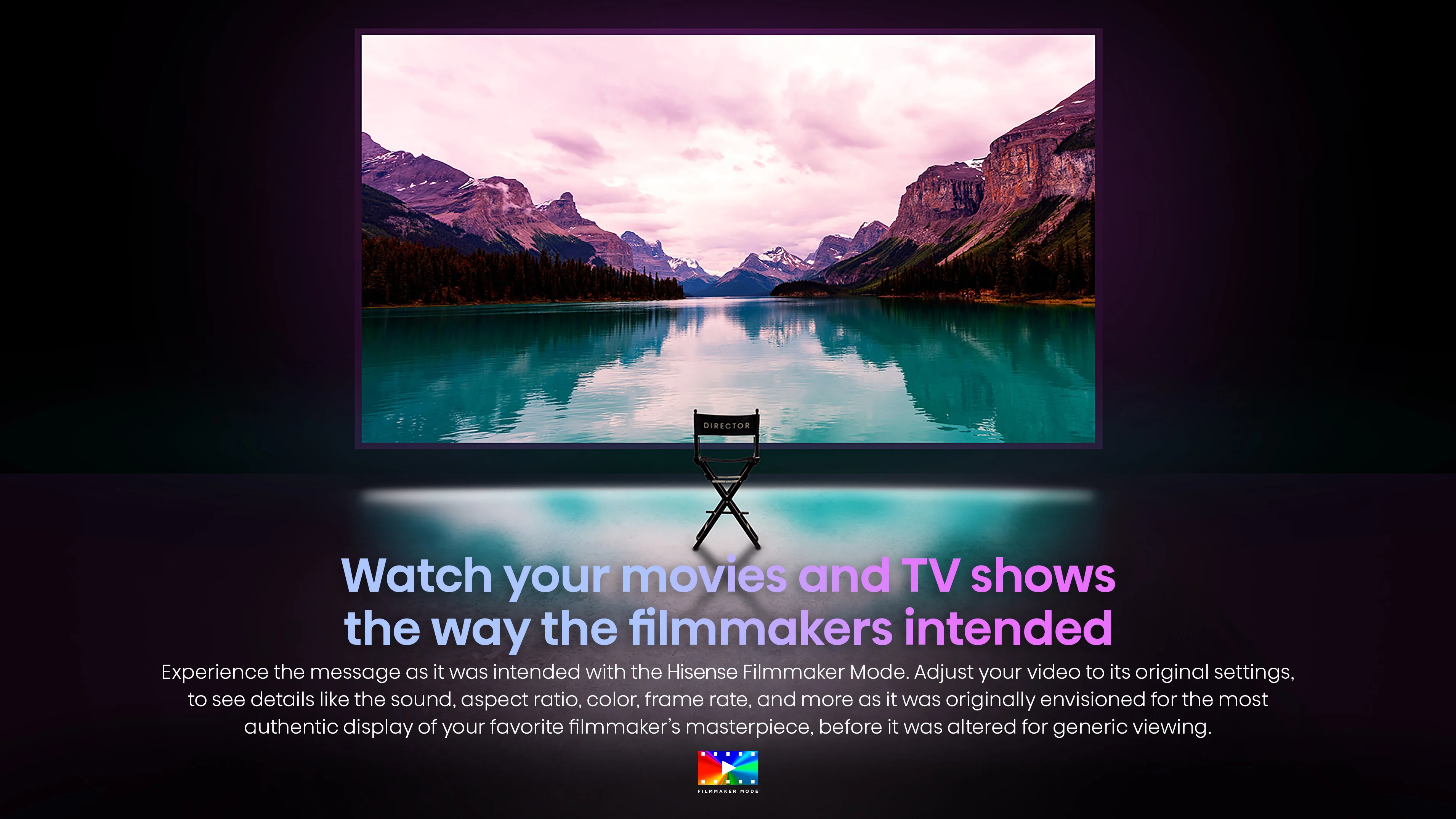 Hisense 65U82Q Filmmaker Mode לצפייה קולנועית מדויקת