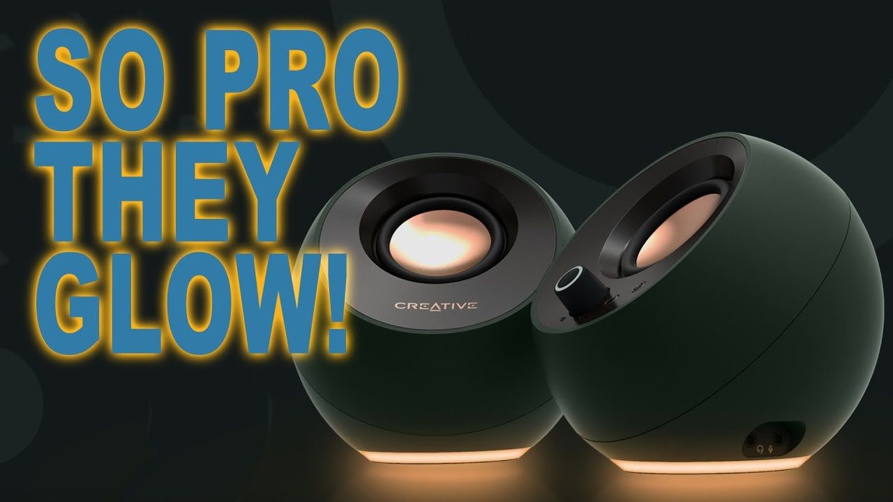 Creative Pebble PRO - Minimalist 2.0 USB-C Computer Speakers
