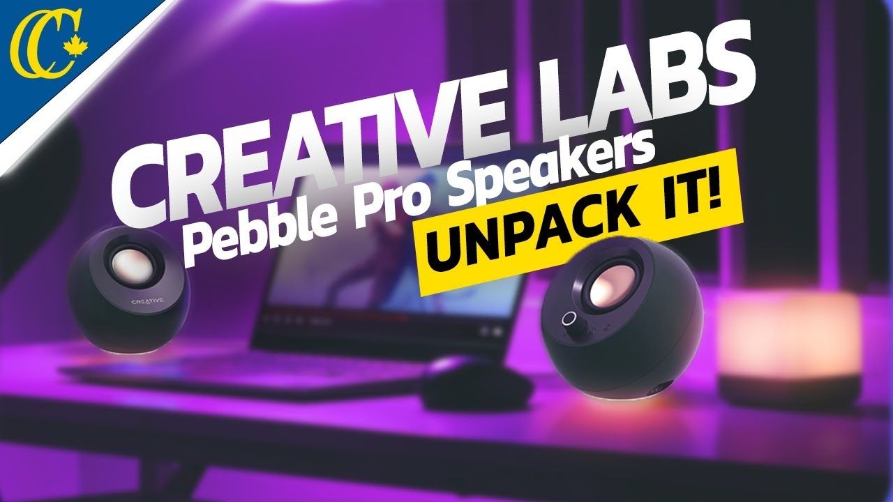 Creative Pebble PRO - Minimalist 2.0 USB-C Computer Speakers