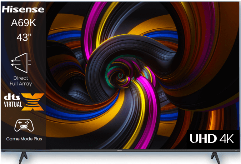 �������� ���� 43 ����' Hisense 43A69K UHD 4K ����� ����