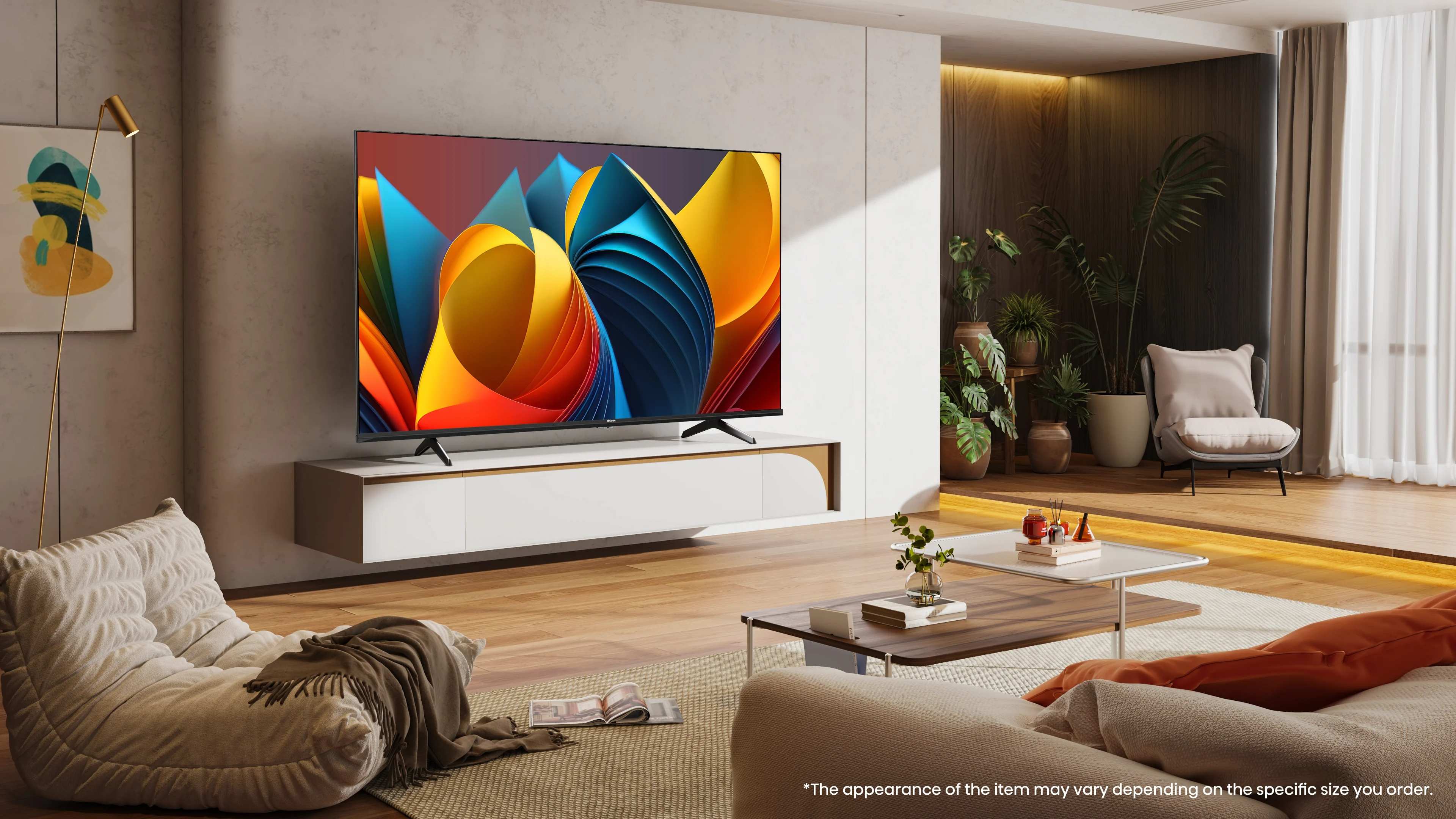 צבעים חיים במיוחד בטלוויזיה Hisense 43E79NQ עם Quantum Dot Colour
