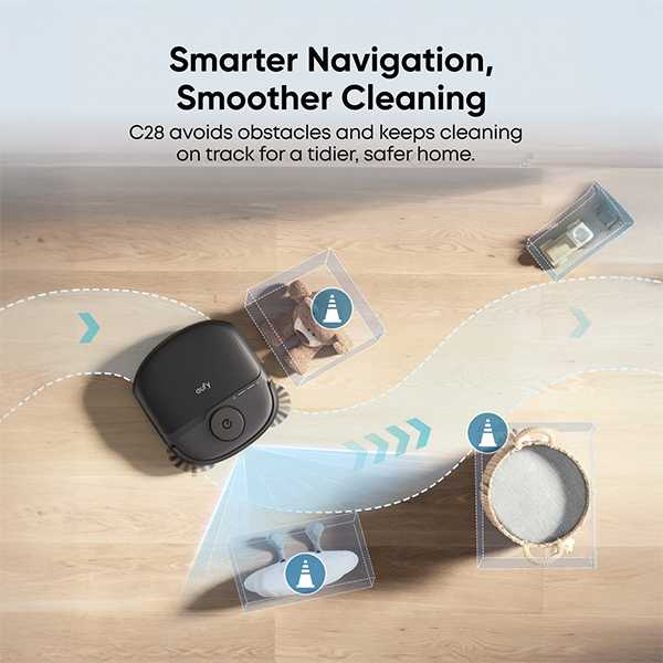 eufy Robot Vacuum Omni C28 שואב רובוטי שוטף eufy C28 Omni