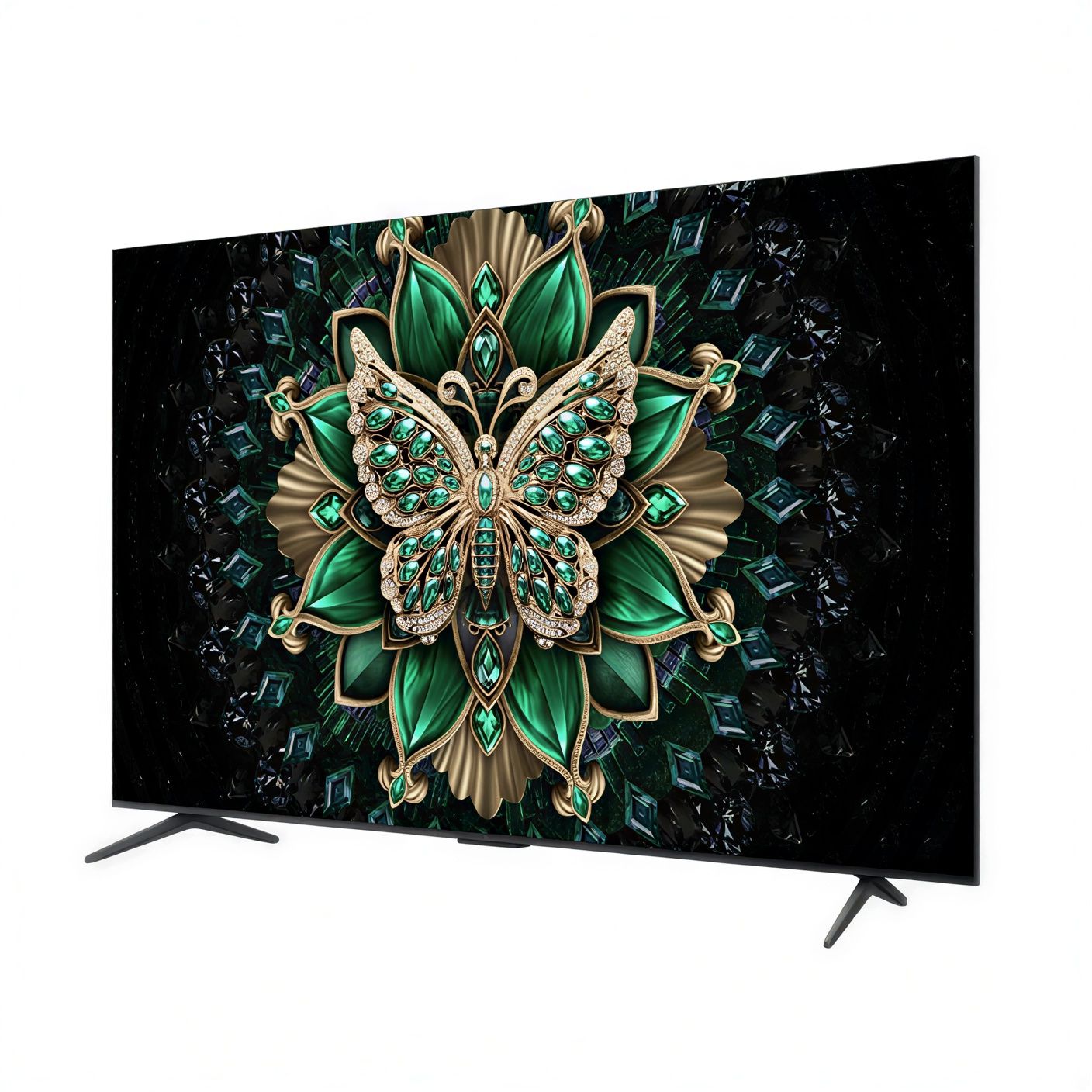 המחשת טכנולוגיית QD MiniLED בטלוויזיה TCL 55Q6C