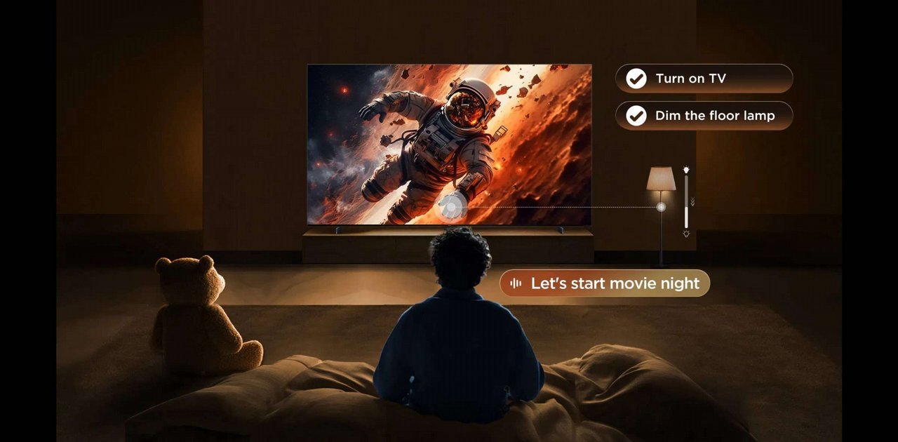 �������� ���� TCL 65P8L �65 ���� QD-Mini LED 144Hz Google TV ����� ����